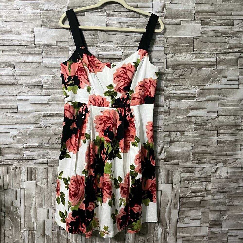 Jonathan martin Florals Dress Prints Multicolor Sleeveless Summer Dress Sz 12